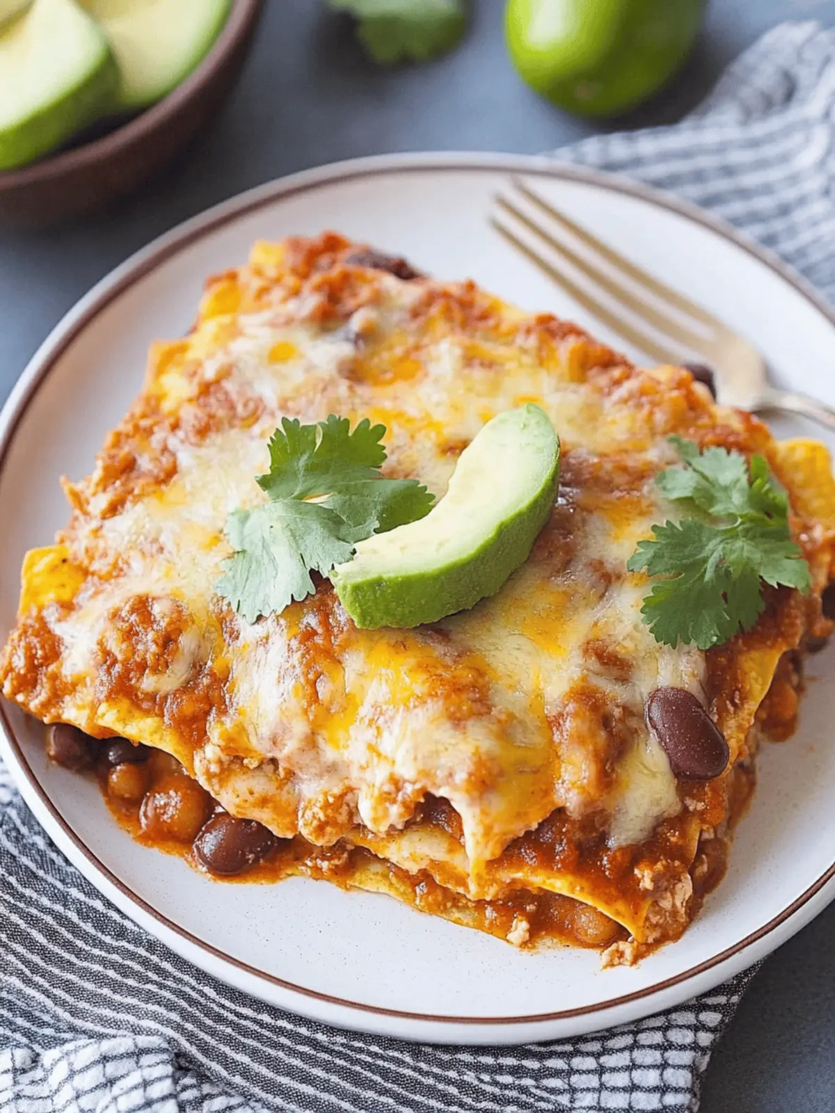 Irresistible Bean and Cheese Enchilada Casserole for Any Night 4 Bean and Cheese Enchilada Casserole