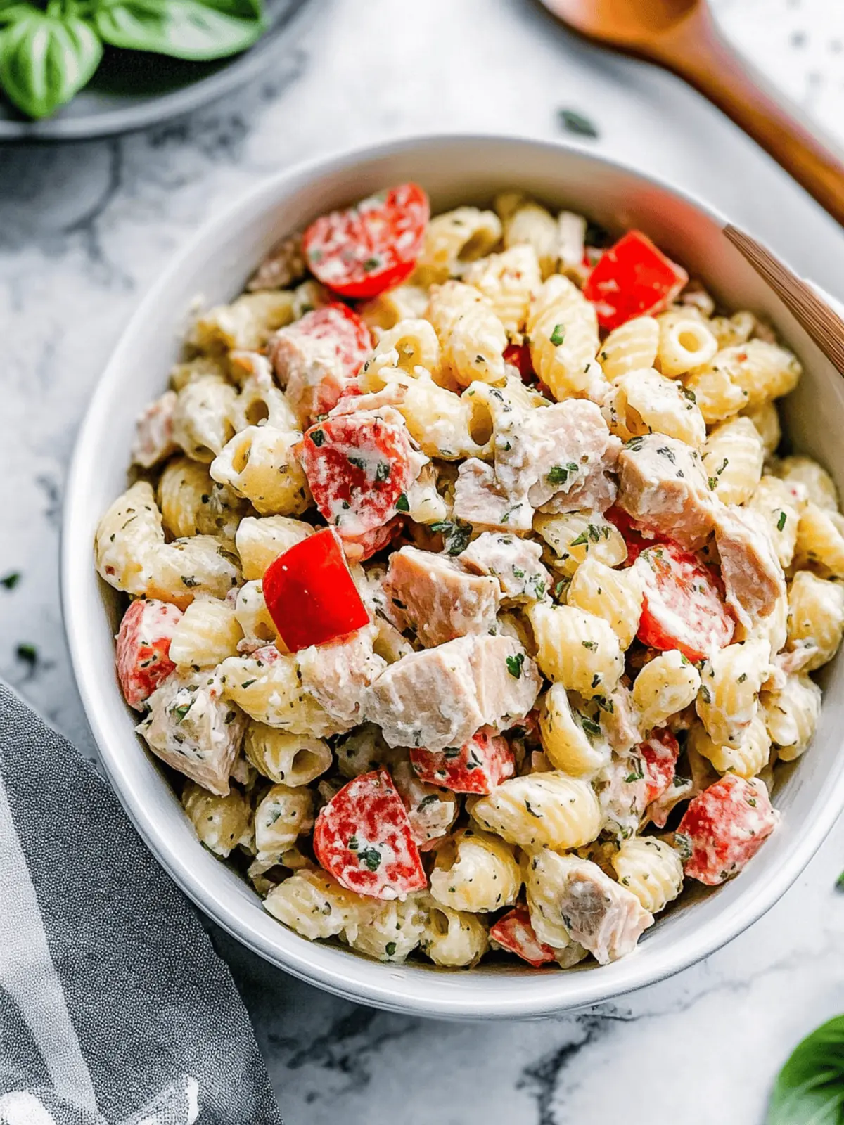 Tuna Pasta Salad: Creamy, No-Mayo Bliss for a Light Meal 4 Tuna Pasta Salad