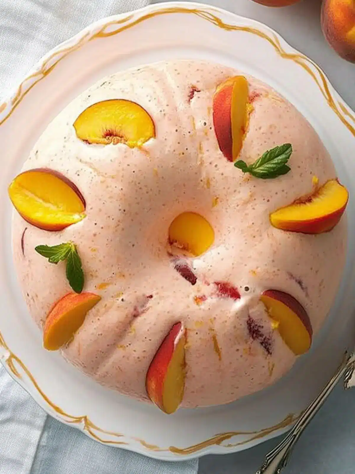 Peach Bavarian