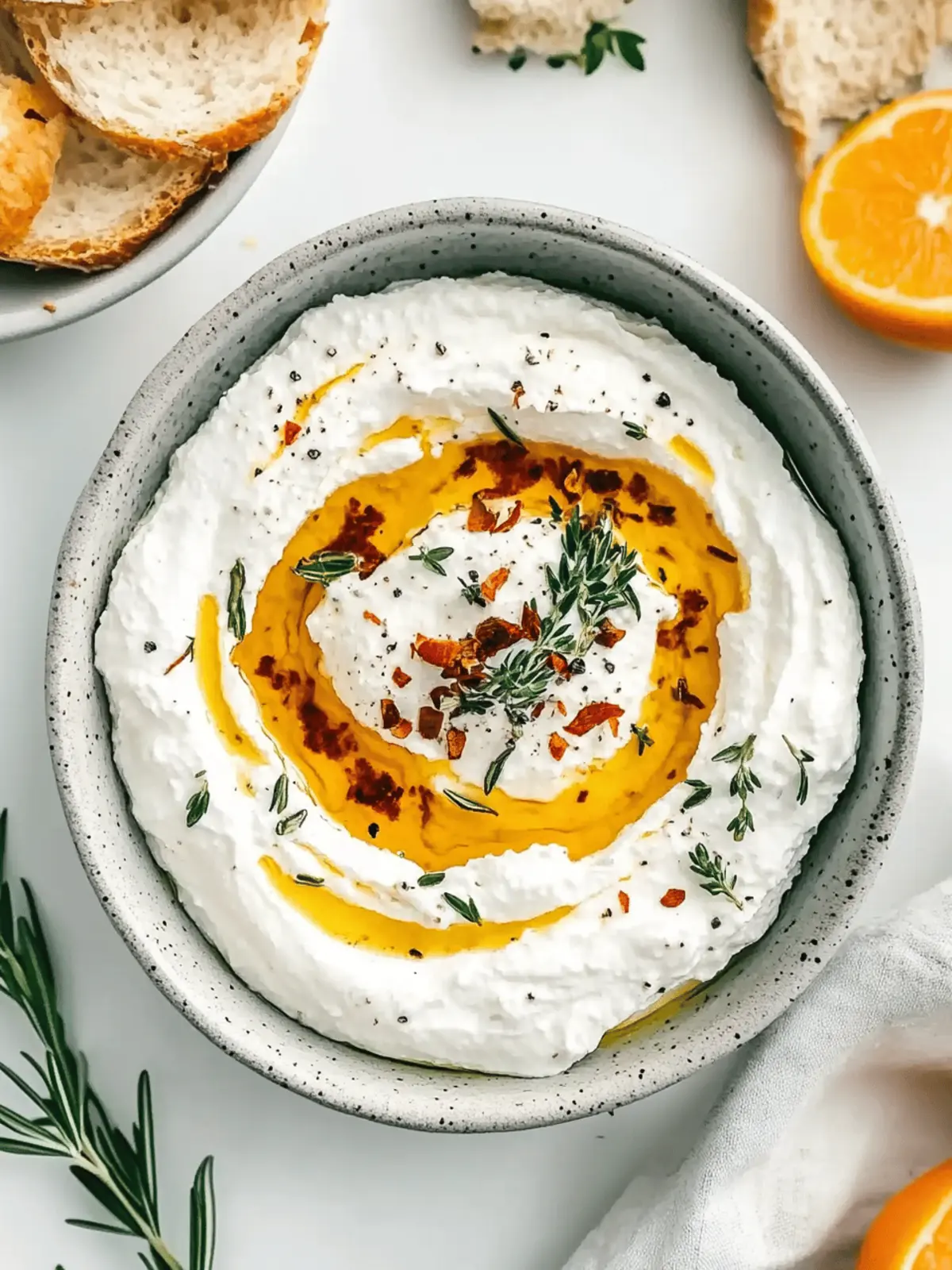 Irresistible Spicy Ricotta Dip with Hot Honey Explosion 4 Spicy Ricotta Dip