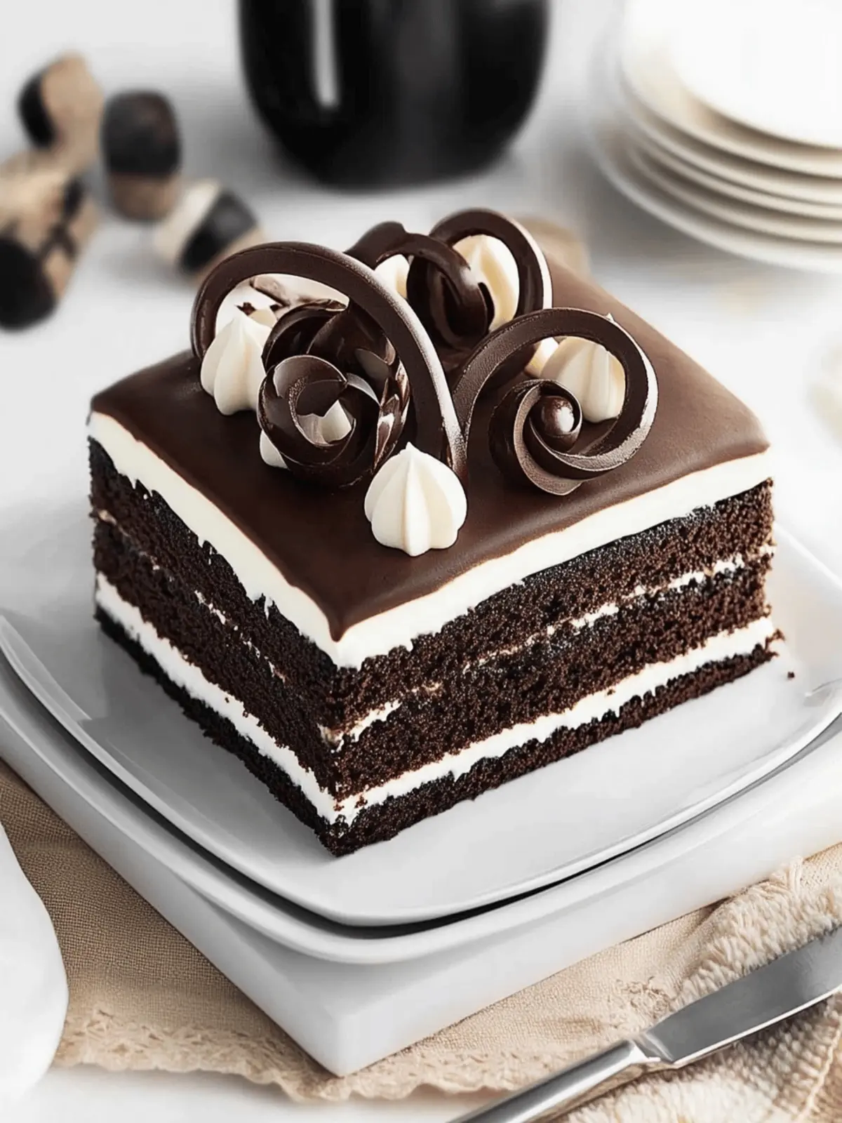 Tuxedo Bar Cake: The Ultimate Indulgence for Chocolate Lovers 4 Tuxedo Bar Cake