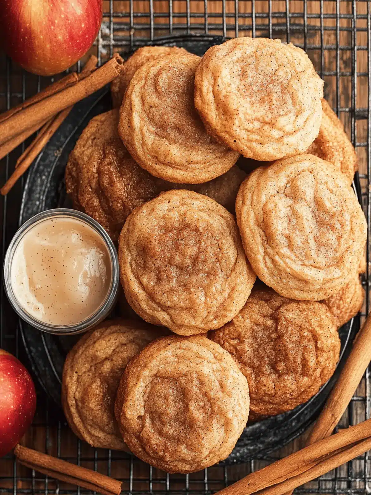 Apple Snickerdoodles with Caramelized Apples for Cozy Fall Joy 4 Apple Snickerdoodles