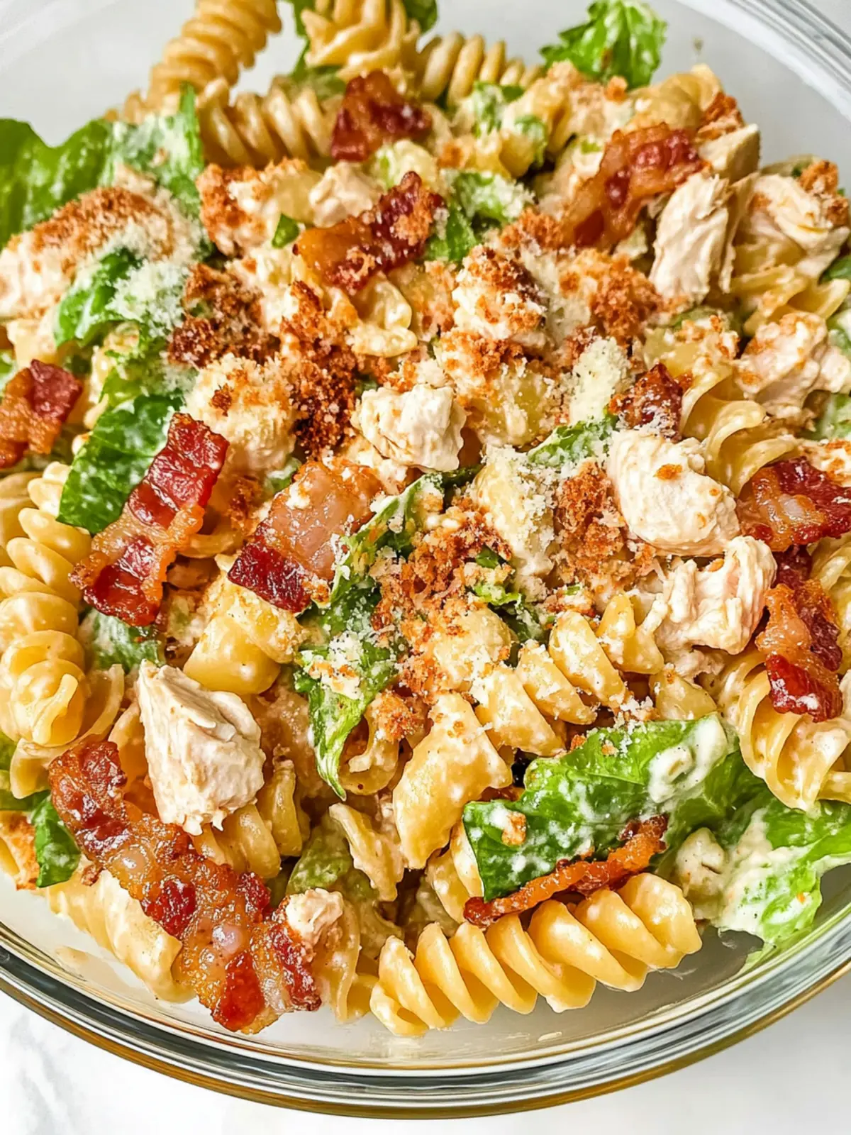 Ultimate Chicken Bacon Ranch Pasta Salad You ll Crave Everyday 2 Chicken Bacon Ranch Pasta Salad