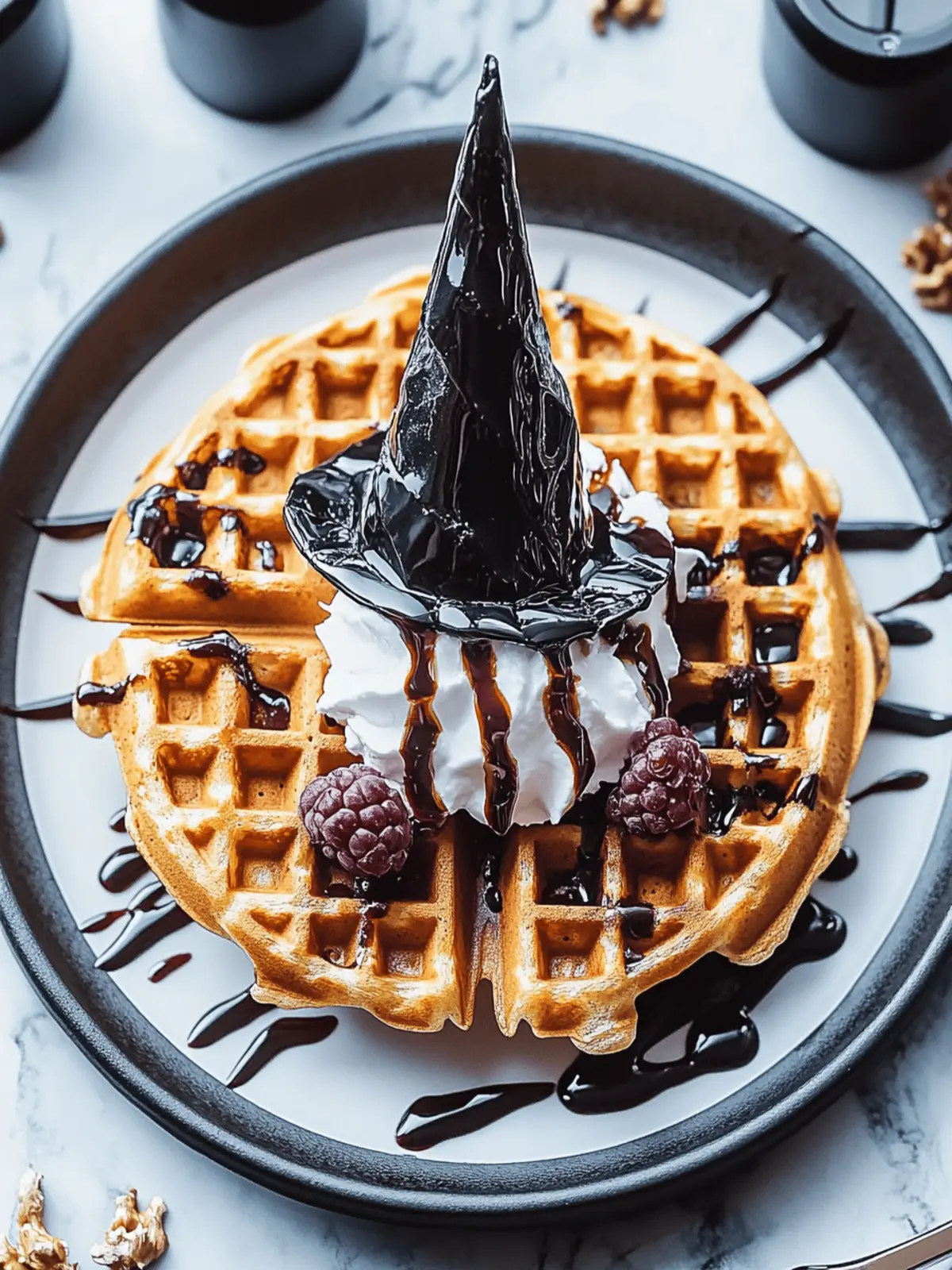 Create Magical Mornings with Witch Hat Waffles Today 3 Witch Hat Waffles