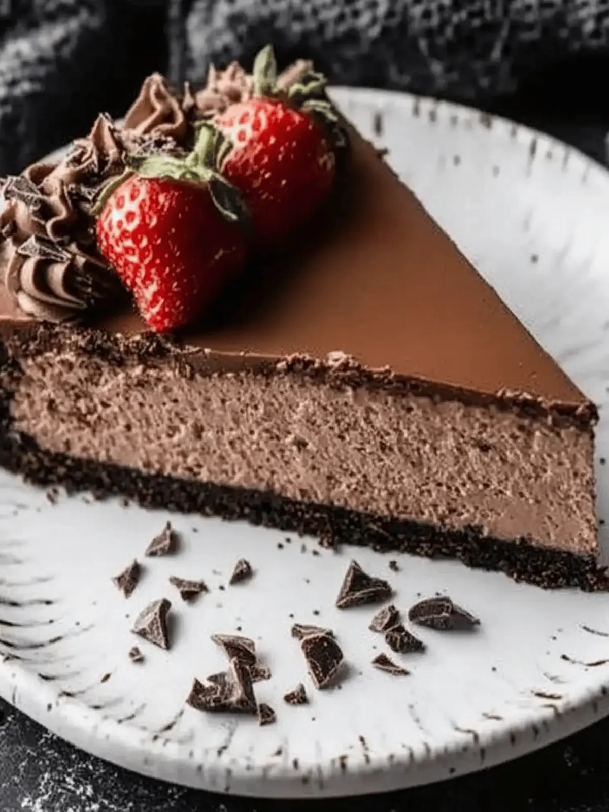 Irresistible No-Bake Chocolate Cheesecake You ll Dream About 3 Chocolate Cheesecake