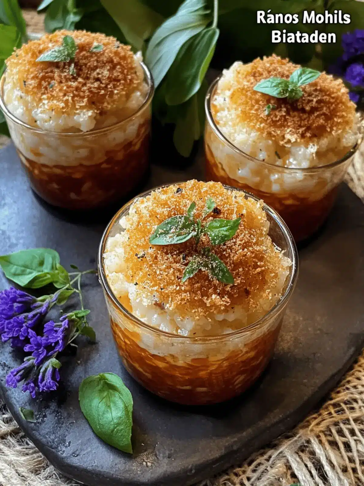 Baked Arancini Risotto Cups: A Healthy Italian Delight 3 Arancini Risotto Cups