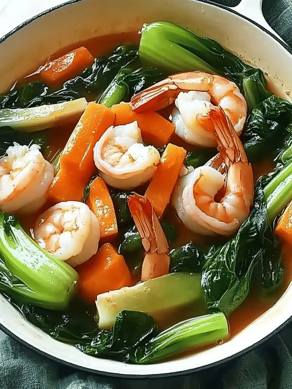 Bok Choy and Shrimp Skillet: Quick, Healthy Flavor Boost 4 Bok Choy and Shrimp Skillet