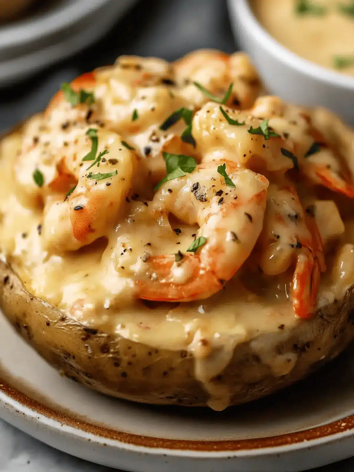 Seafood Stuffed Potatoes: Comforting Cajun Delight for Dinner 2 Seafood Stuffed Potatoes
