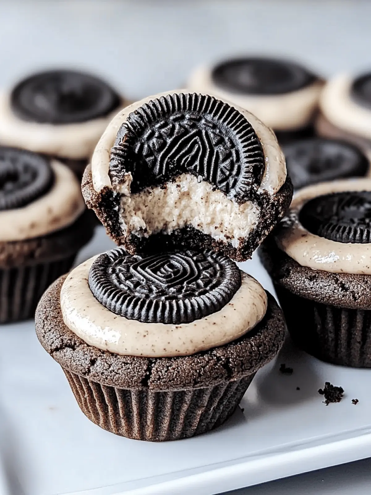 Delicious Oreo Cheesecake Cookie Cups for Sweet Cravings 2 Oreo Cheesecake Cookie Cups
