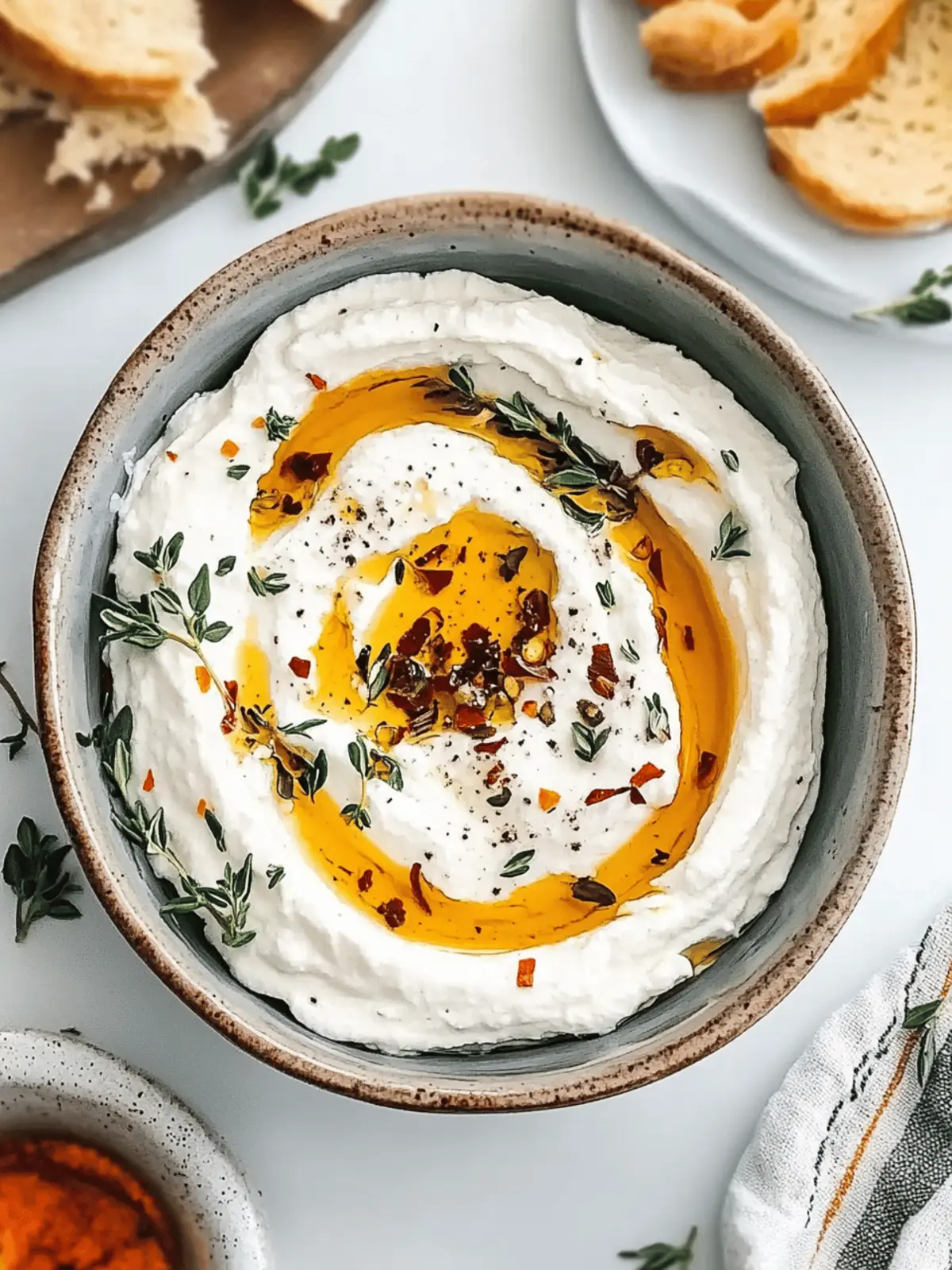 Irresistible Spicy Ricotta Dip with Hot Honey Explosion 2 Spicy Ricotta Dip
