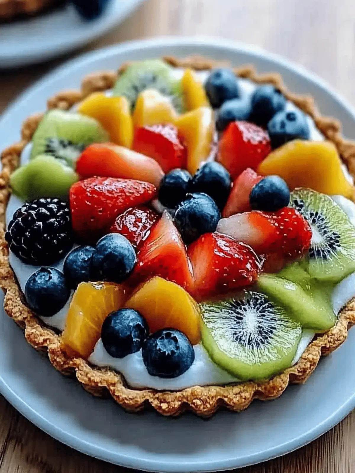 Breakfast Fruit Tart: Crunchy Granola Crust Awaits You! 4 Breakfast Fruit Tart: Crunchy Granola Crust Awaits You!