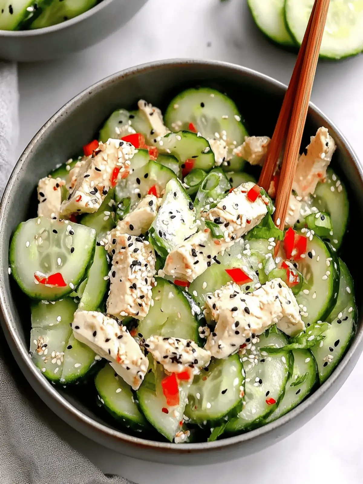 California Roll Cucumber Salad: Light, Fresh, and Delicious! 2 California Roll Cucumber Salad: Light, Fresh, and Delicious!