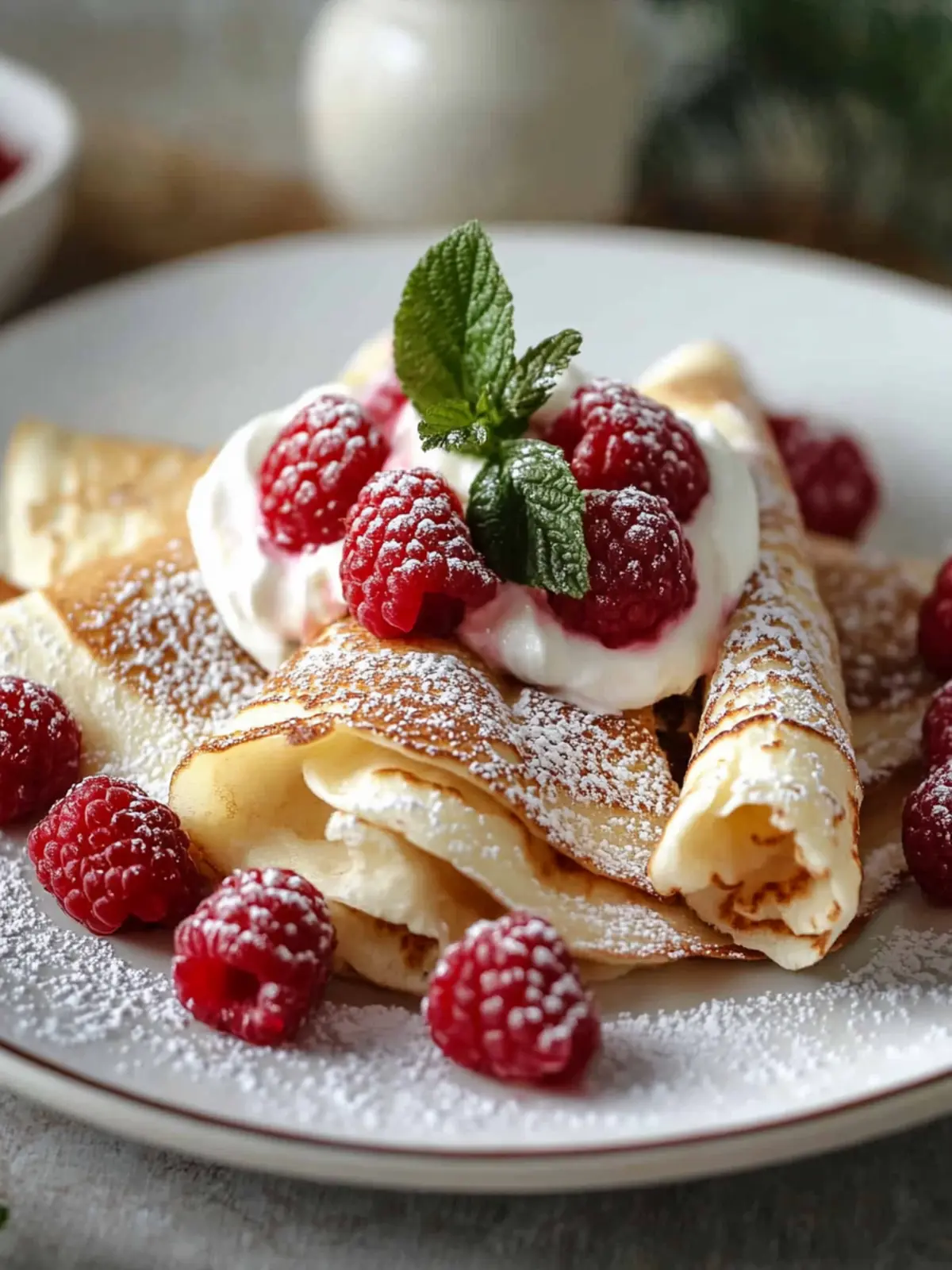 Raspberry Vanilla Cream Crepes That Redefine Brunch Bliss 4 Raspberry Vanilla Cream Crepes
