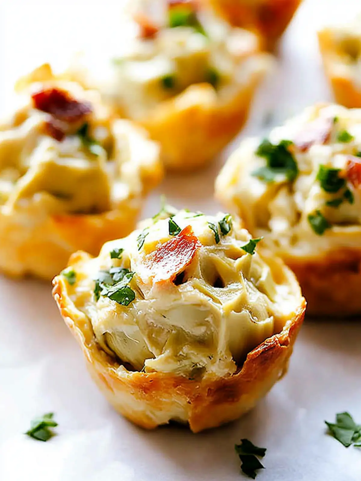 Artichoke Dip Bites