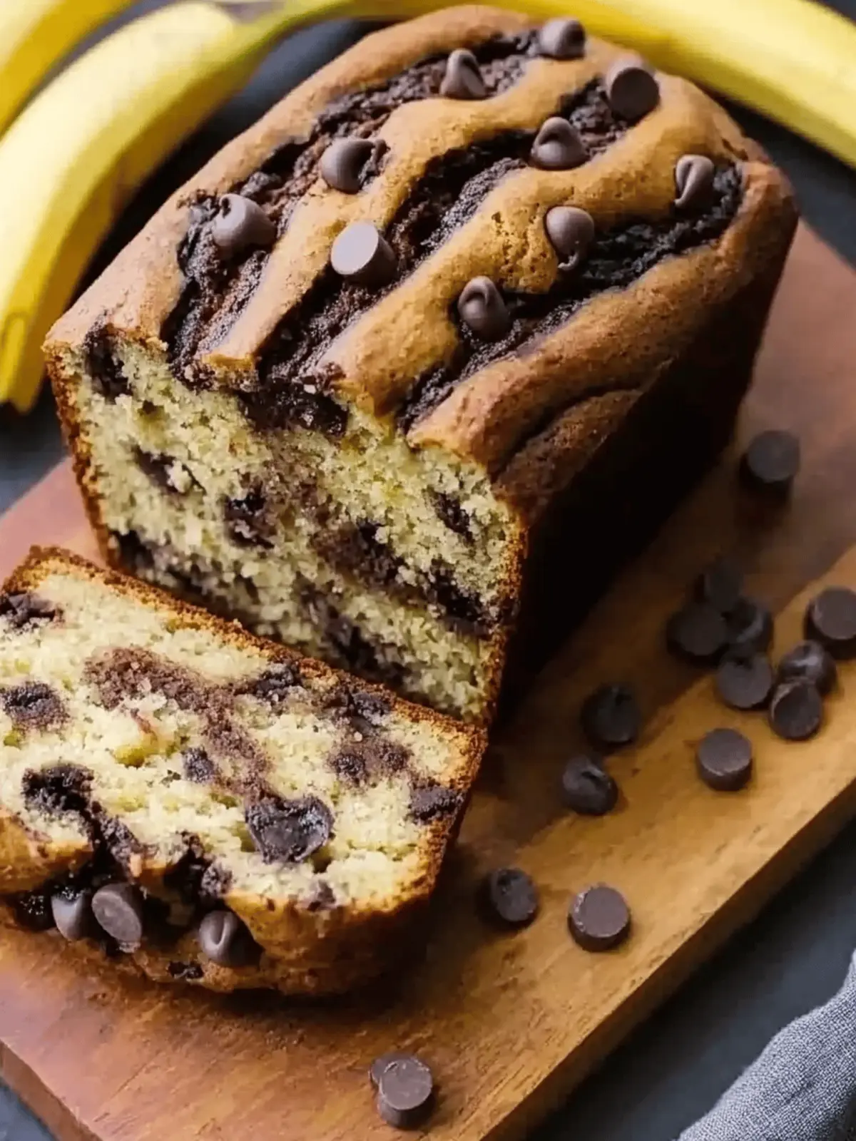 Irresistible Chocolate Chip Cinnamon Swirl Banana Bread Recipe 2 Chocolate Chip Cinnamon Swirl Banana Bread
