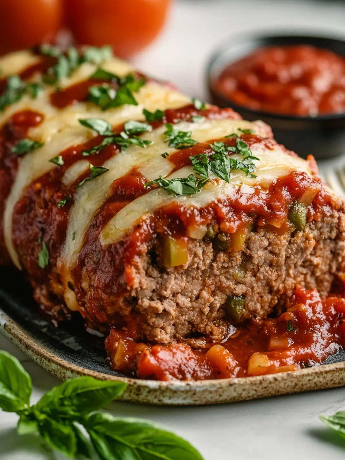 Stuffed Italian Meatloaf