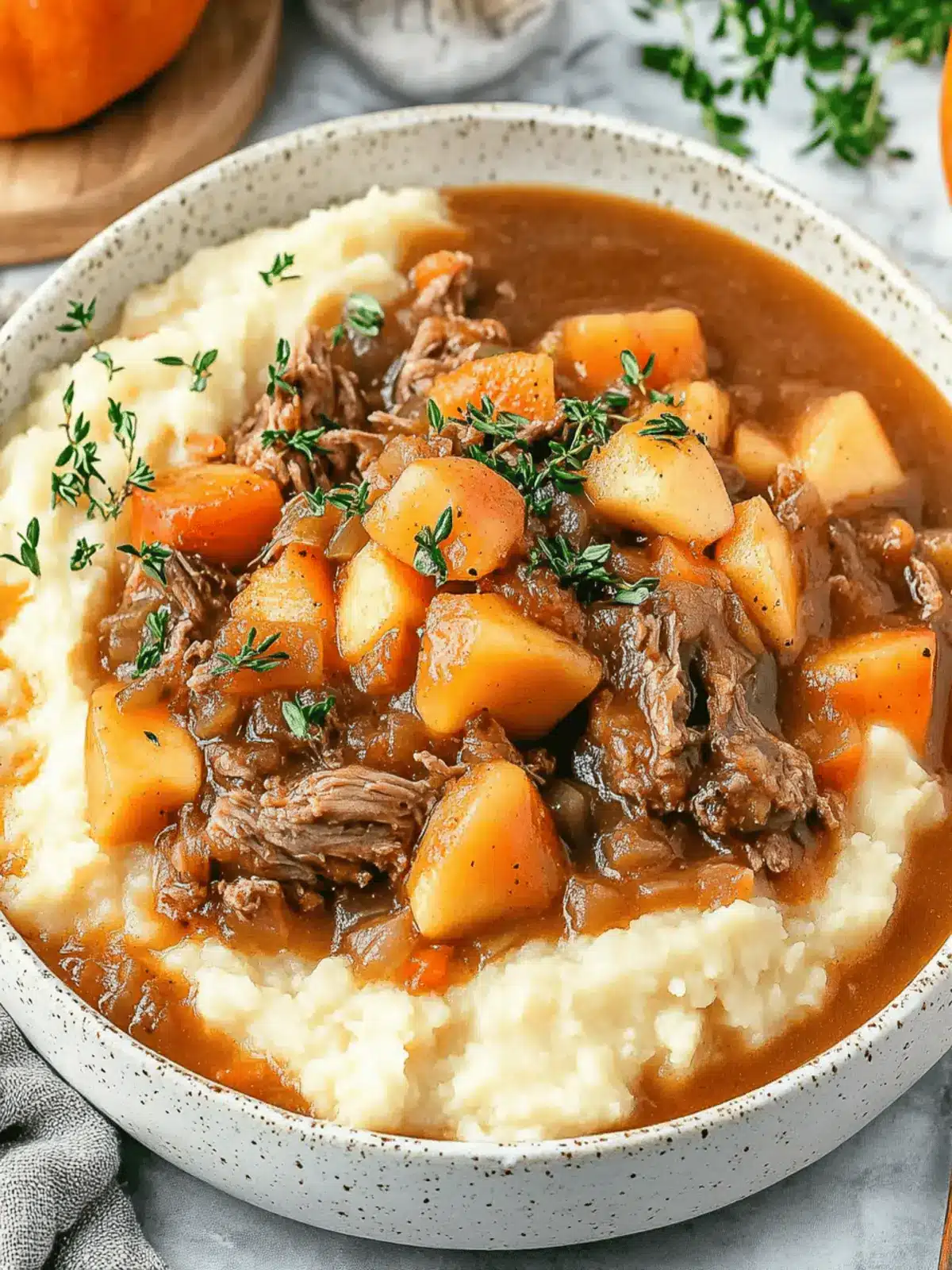Fall Apple Cider Stew Mash