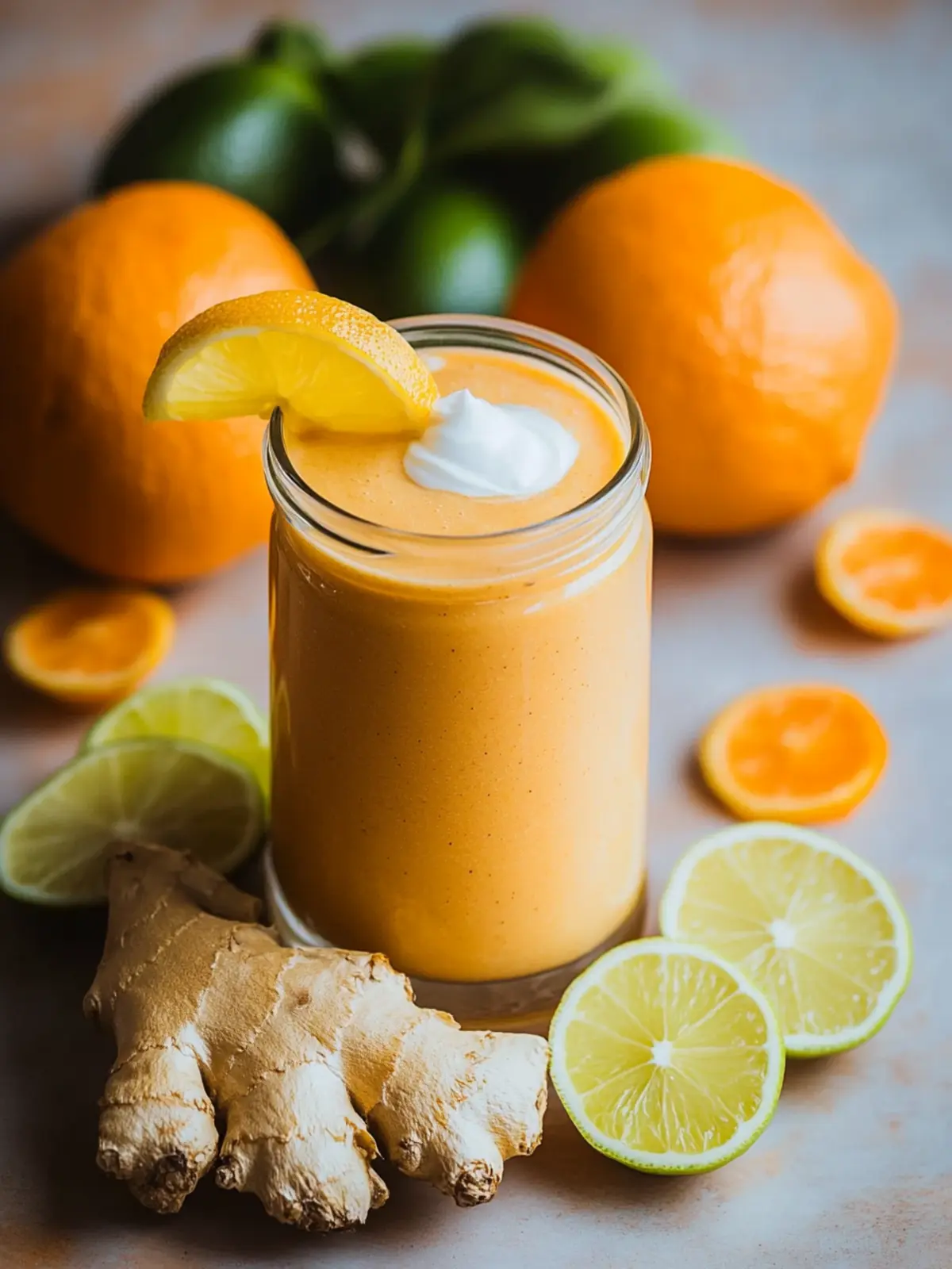 Citrus Ginger Revitalizing Smoothie