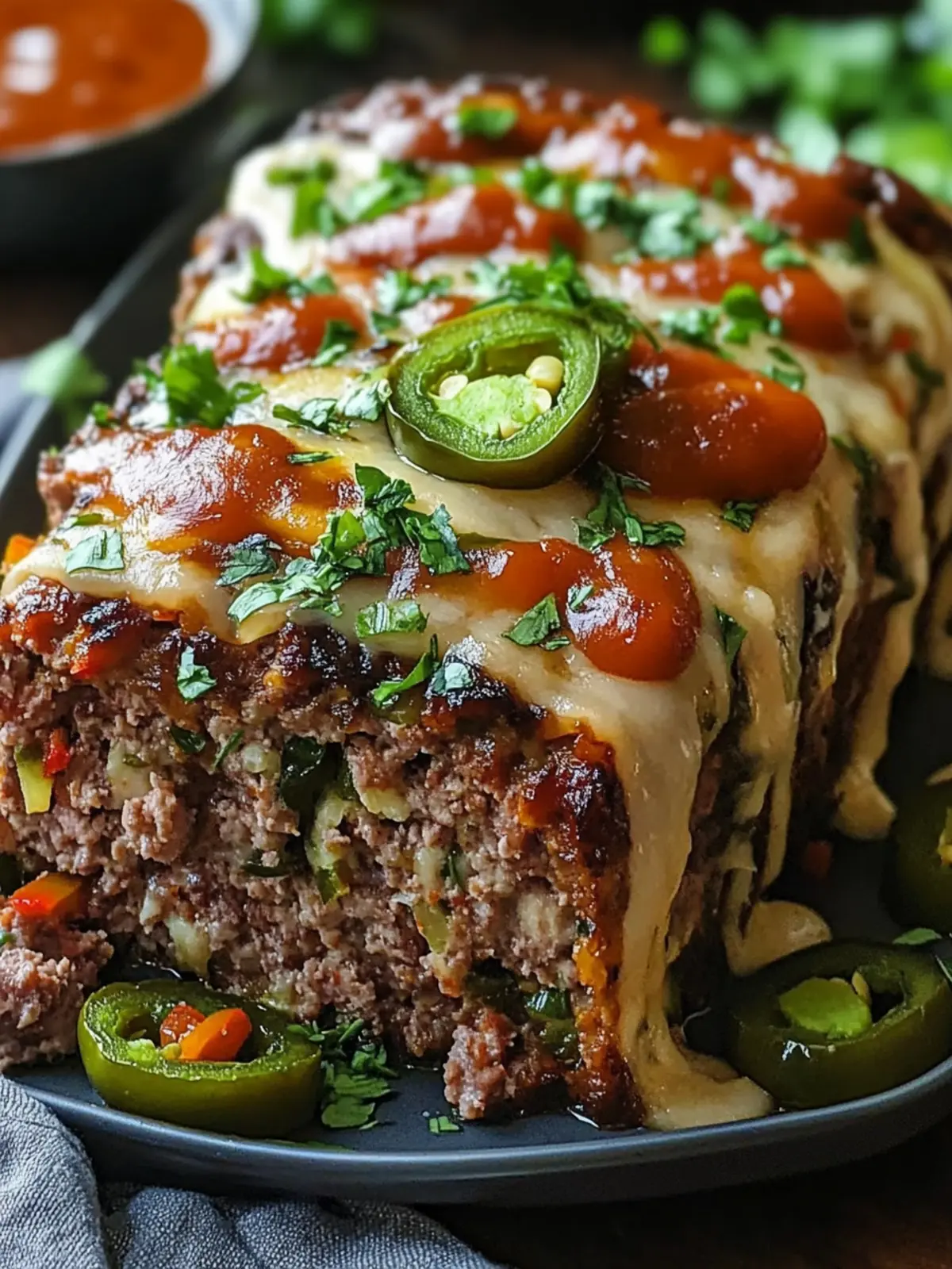 Spicy Jalape o Popper Meatloaf: Comfort Food with a Kick 3 Spicy Jalape o Popper Meatloaf