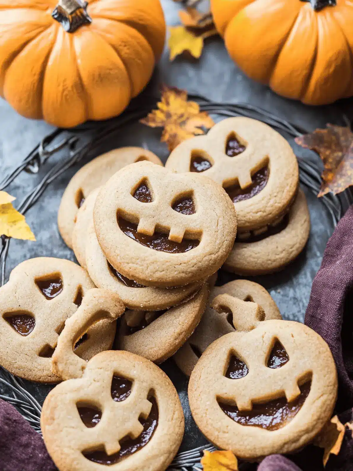 Cozy Up with Stuffed Jack-O -Lantern Cookies This Fall 2 Stuffed Jack-O -Lantern Cookies