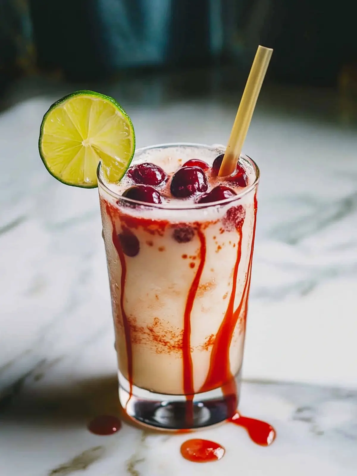 Cherry Lime Frost Dirty Soda