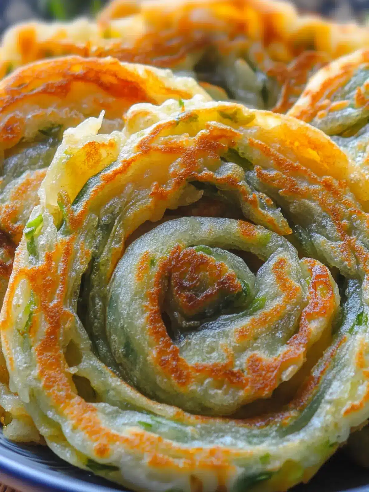 Rice Paper Scallion Pancakes