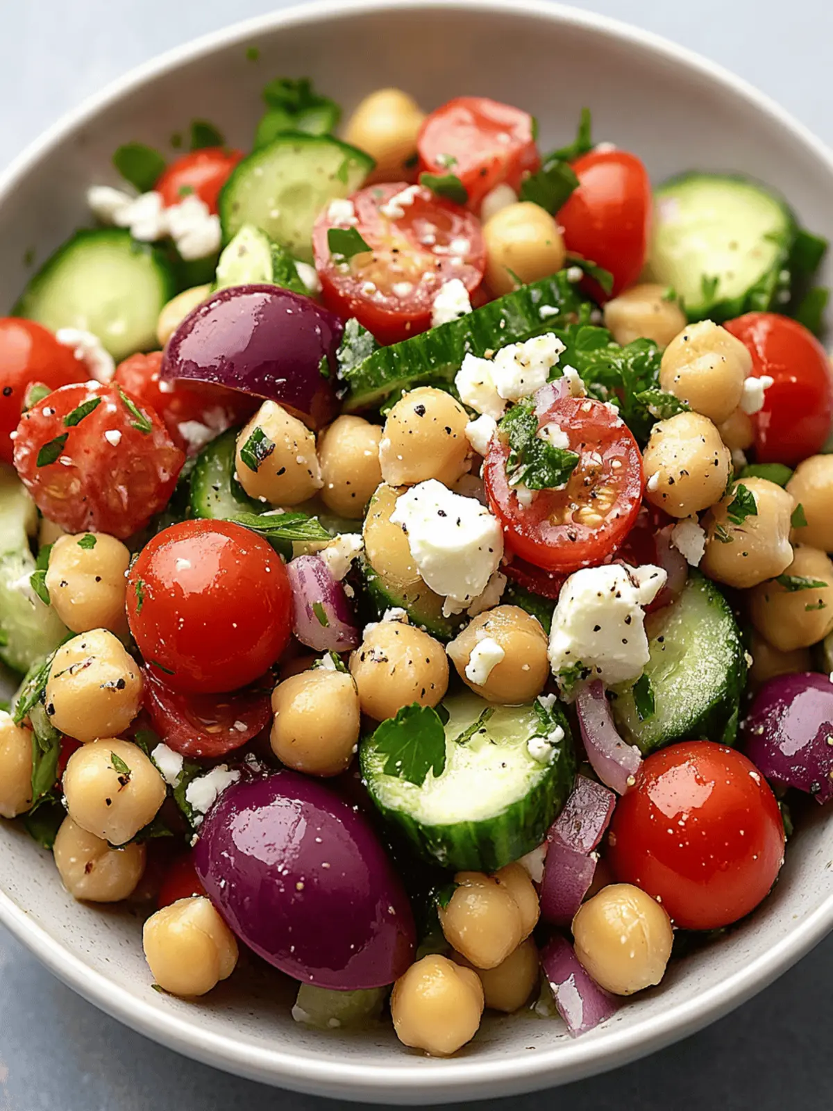 Chickpea Greek Salad: Your Quick Mediterranean Flavor Fix 4 Chickpea Greek Salad: Your Quick Mediterranean Flavor Fix