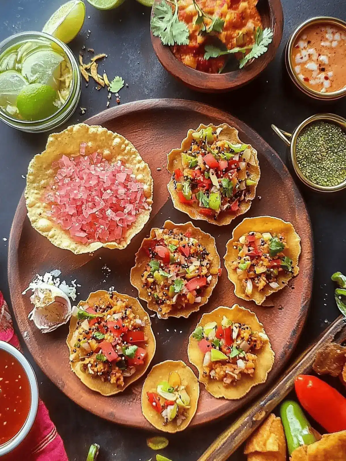 Delicious Masala Papad Platter for Festive Flavors at Home 4 Masala Papad Platter