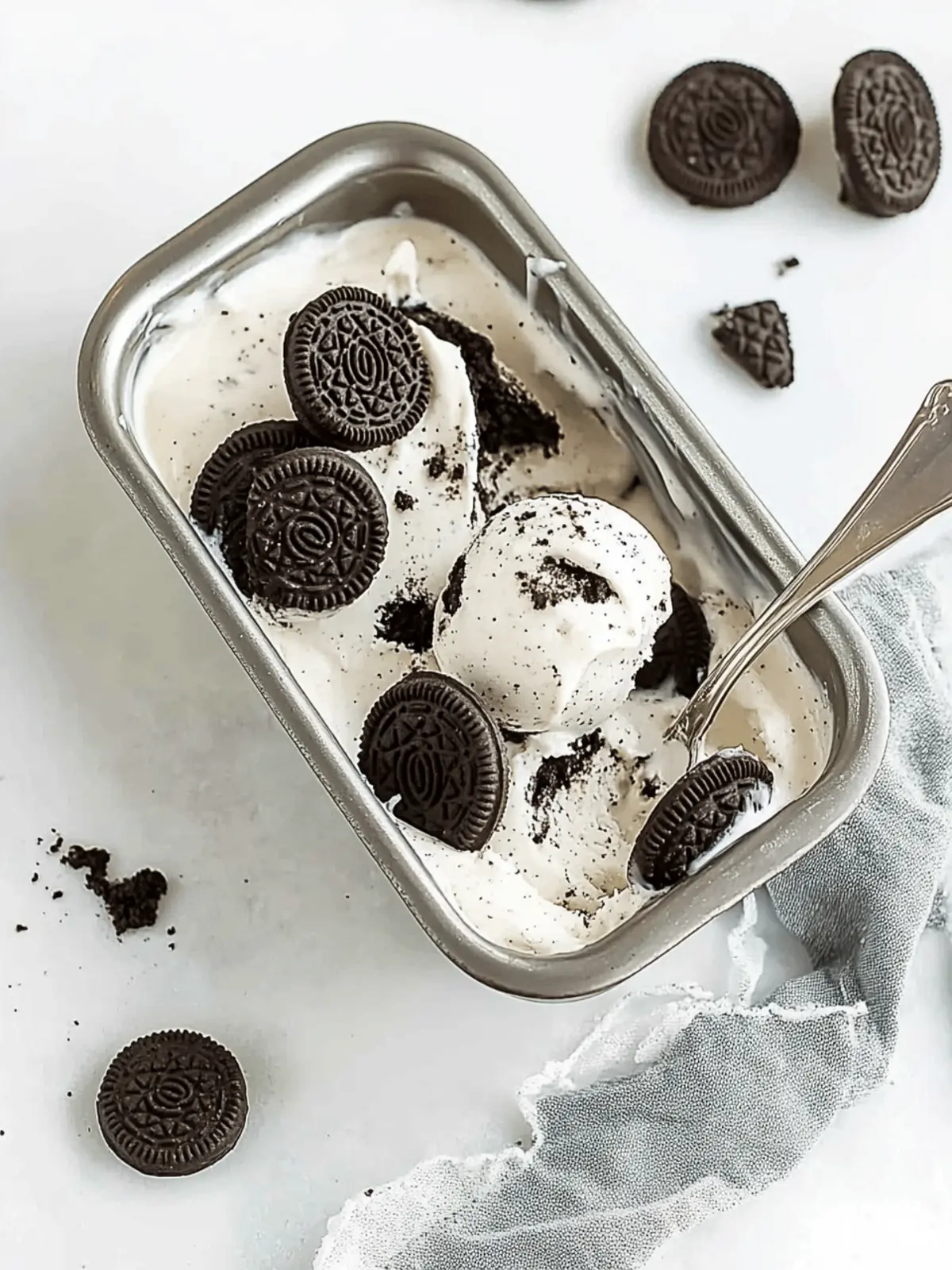 No-Churn Oreo Ice Cream: Your Easy At-Home Delight 3 Oreo Ice Cream