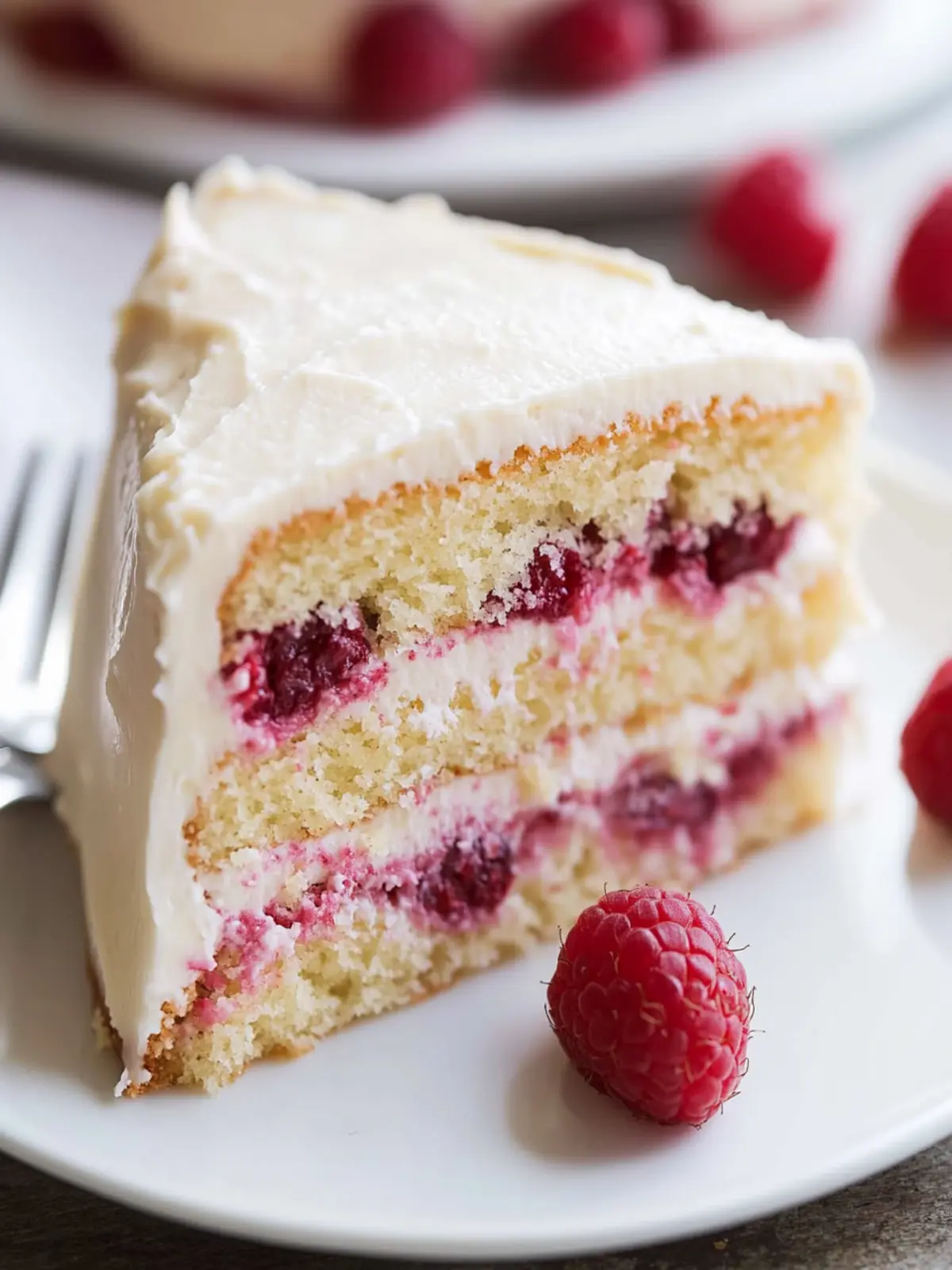 Delicious Raspberry Cake with Lemon Buttercream Bliss 3 Raspberry Cake with Lemon Buttercream