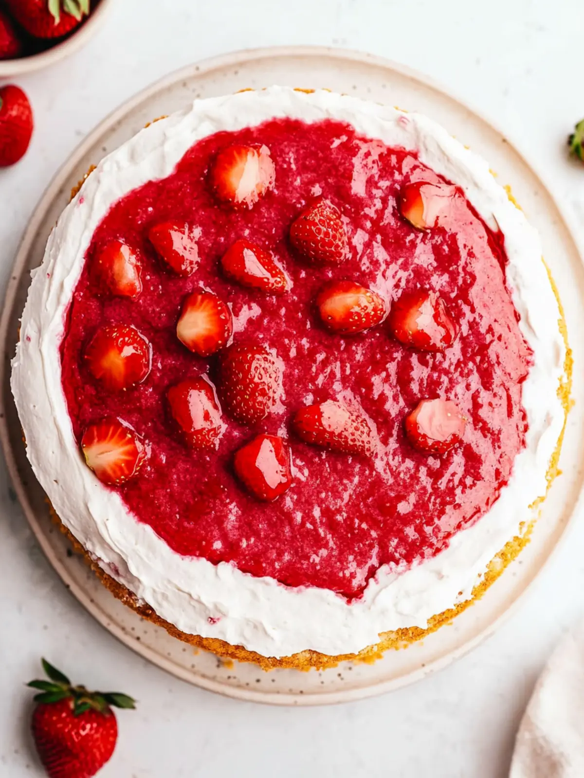 Delicious 4-Ingredient Strawberry Cake Filling for Any Dessert 4 Strawberry Cake Filling