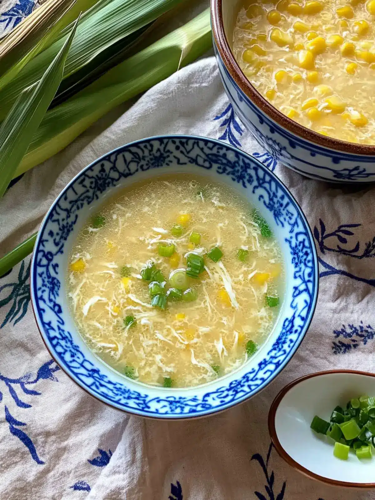 Corn Egg Drop Soup (10-min)