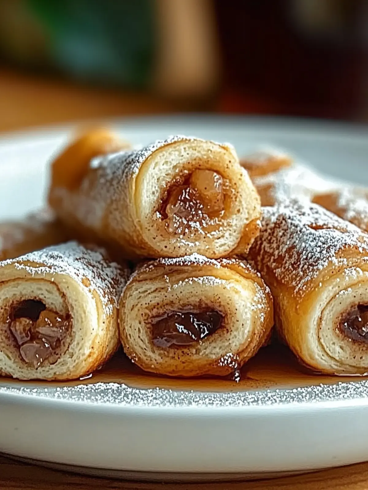 Cinnamon Roll French Toast Roll-Ups