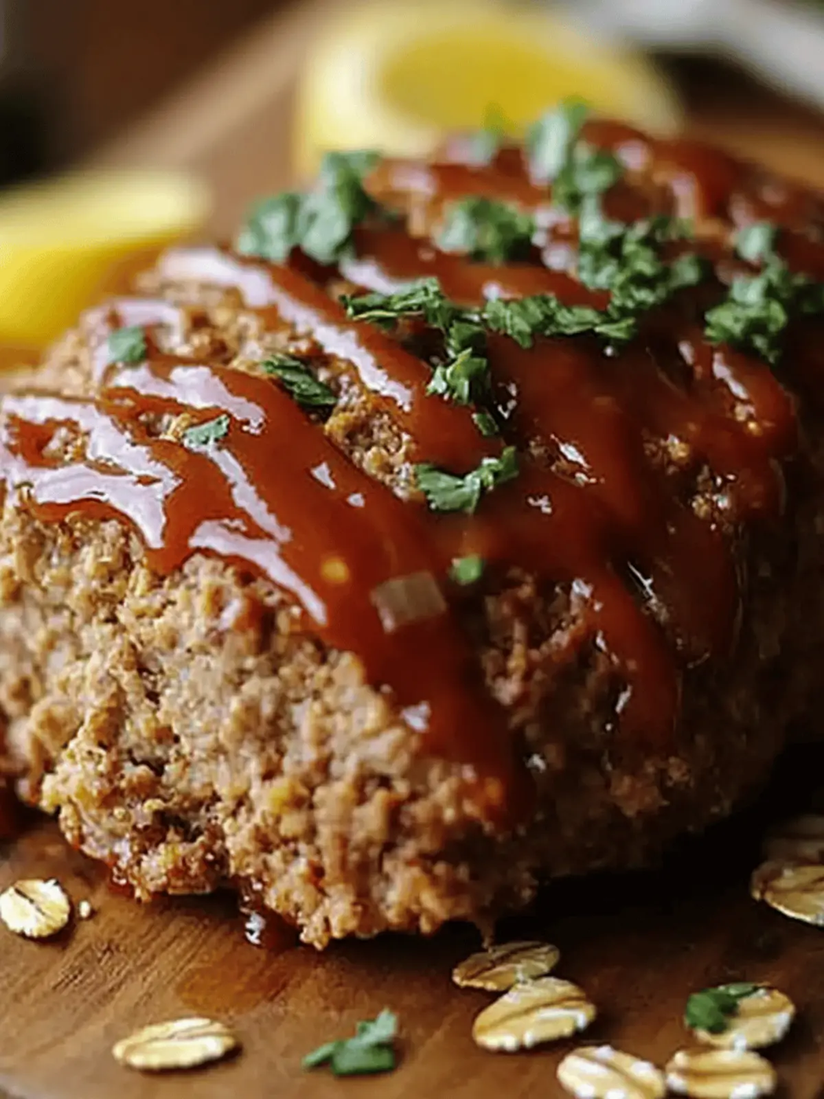 Comforting Meatloaf With Oatmeal for a Cozy Family Dinner 3 Meatloaf With Oatmeal