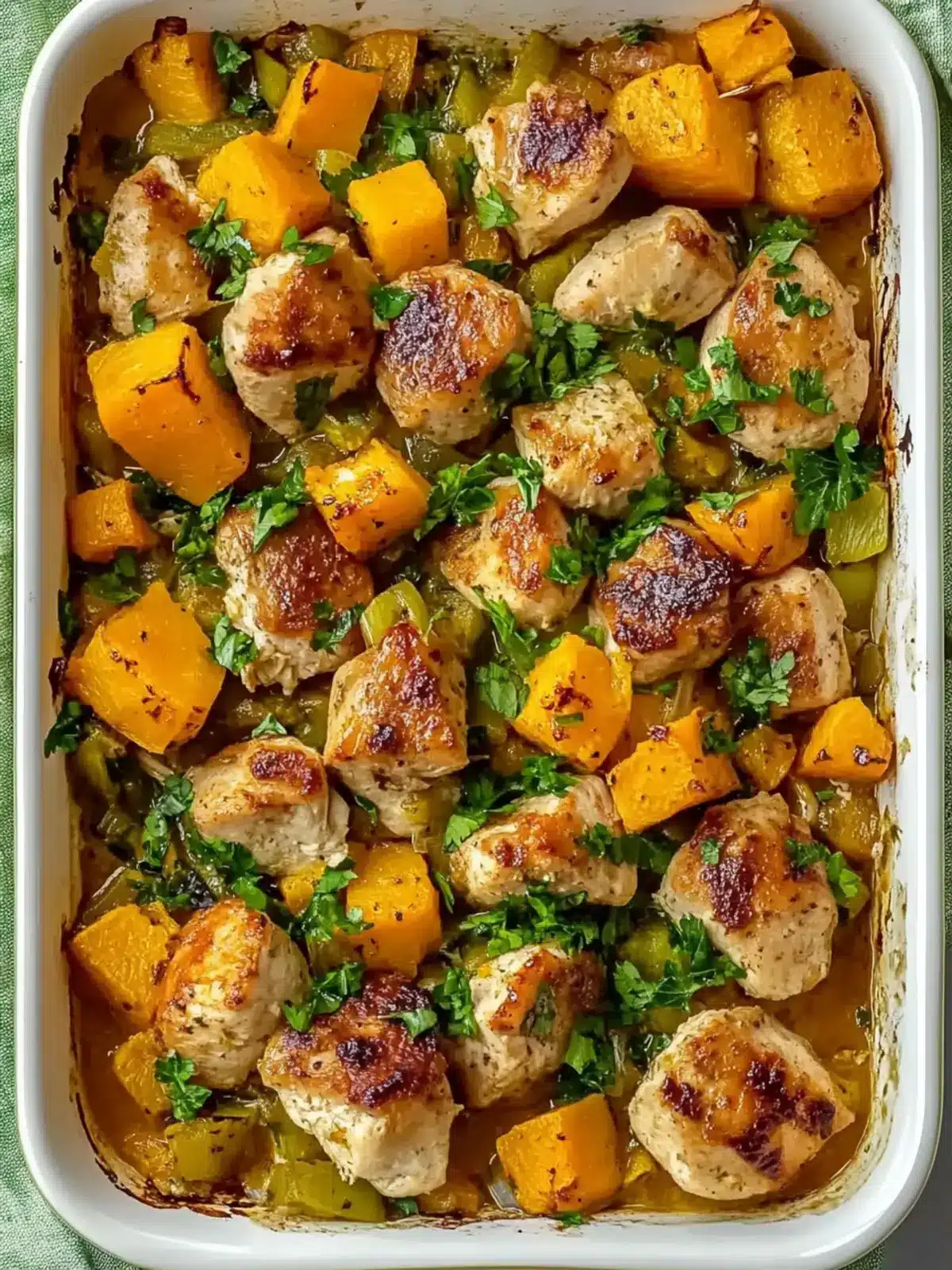 Chicken Leek and Butternut Squash