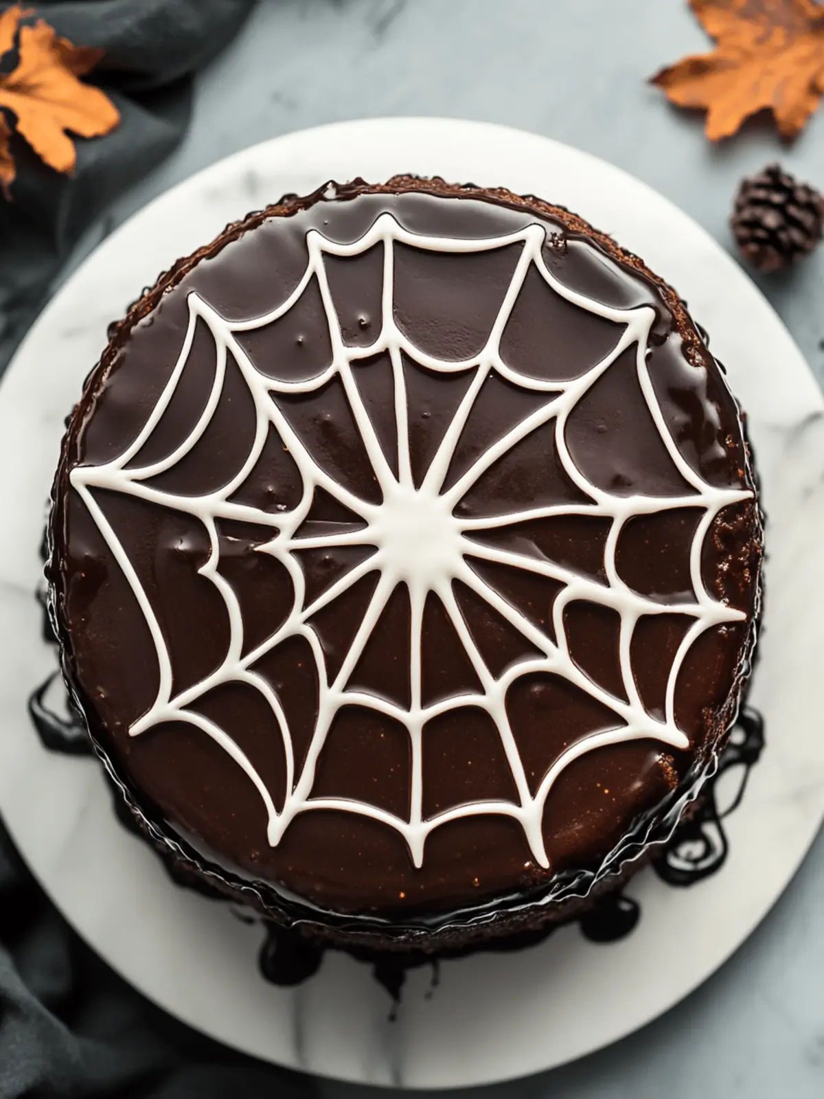 Spiderweb Chocolate Cake That ll Wow Your Guests Today 2 Spiderweb Chocolate Cake