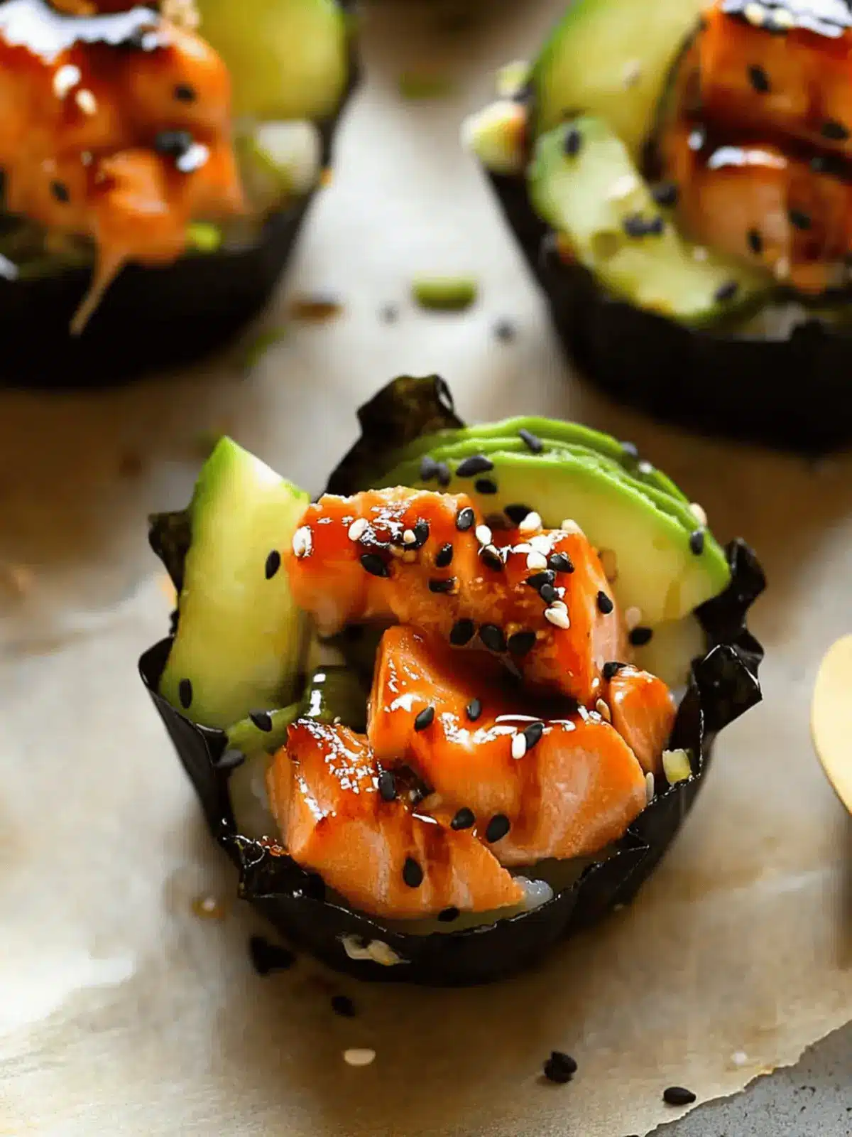 Savory Salmon Sushi Bake Cups You ll Love Making at Home