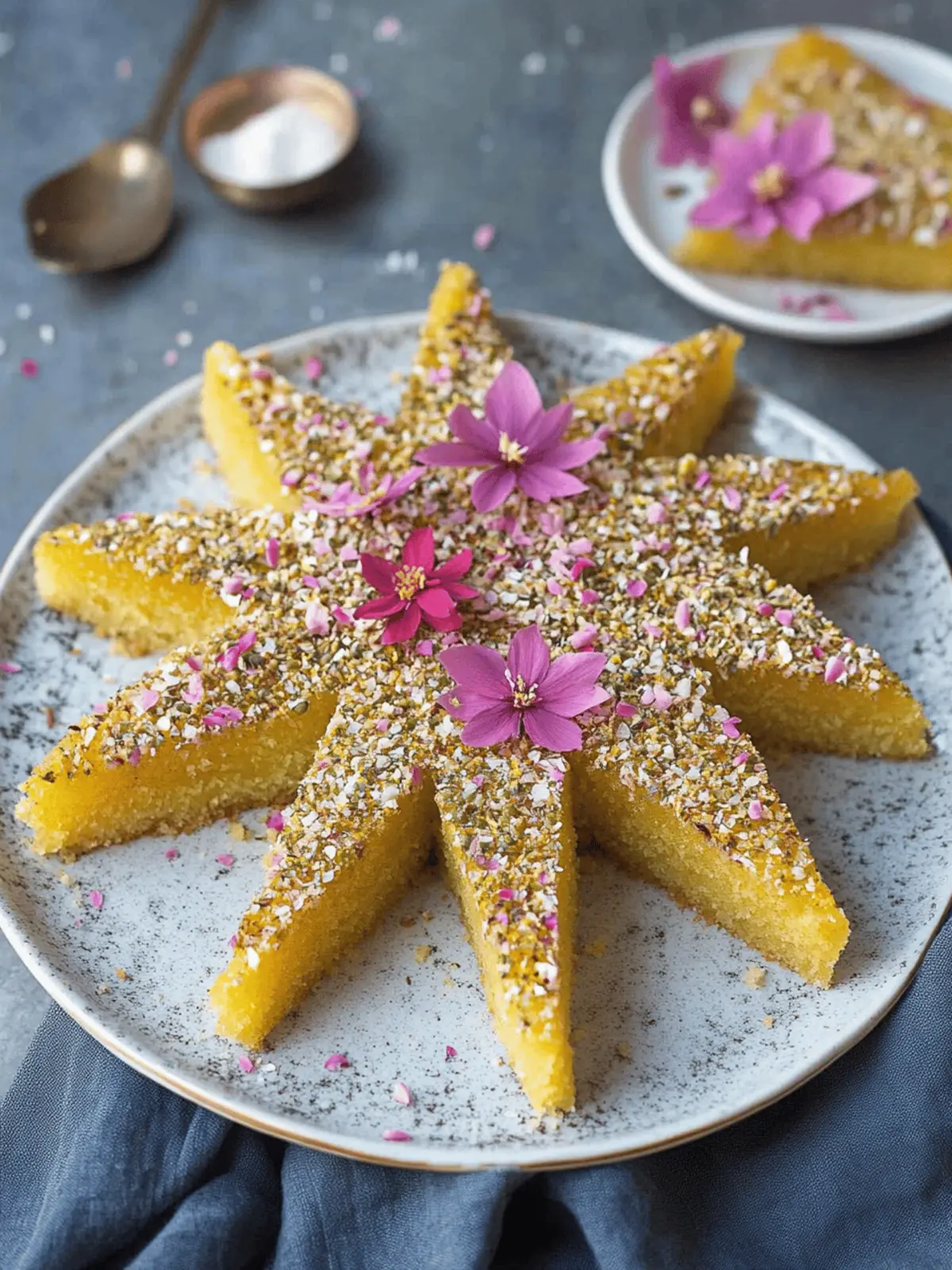 Persian Saffron Cake
