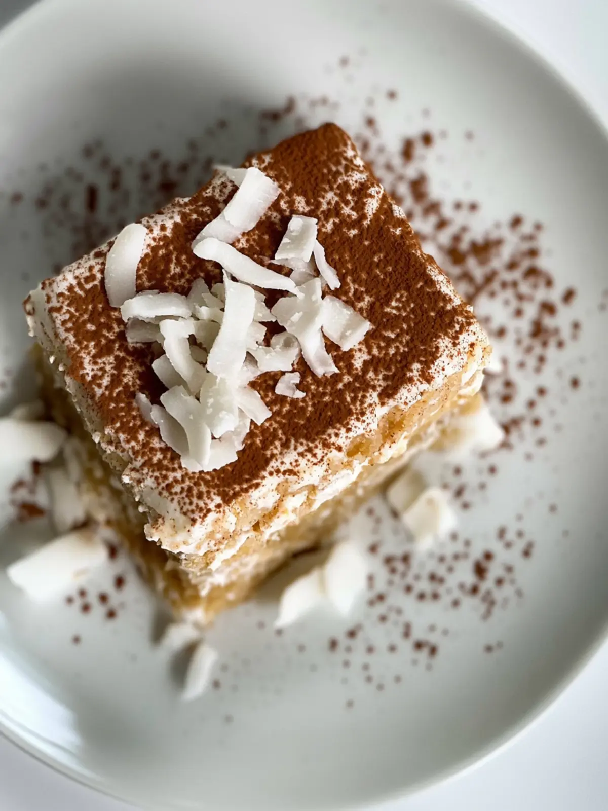 Coconut Rum (Coquito) Tiramisu