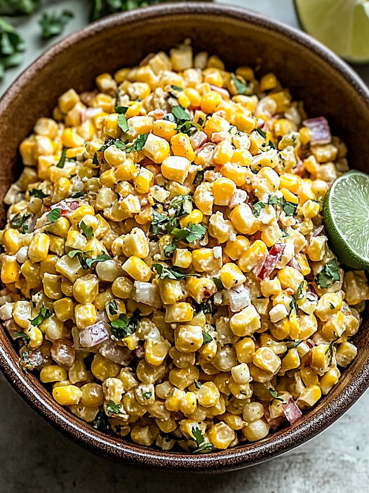 Mexican Street Corn Pasta Salad