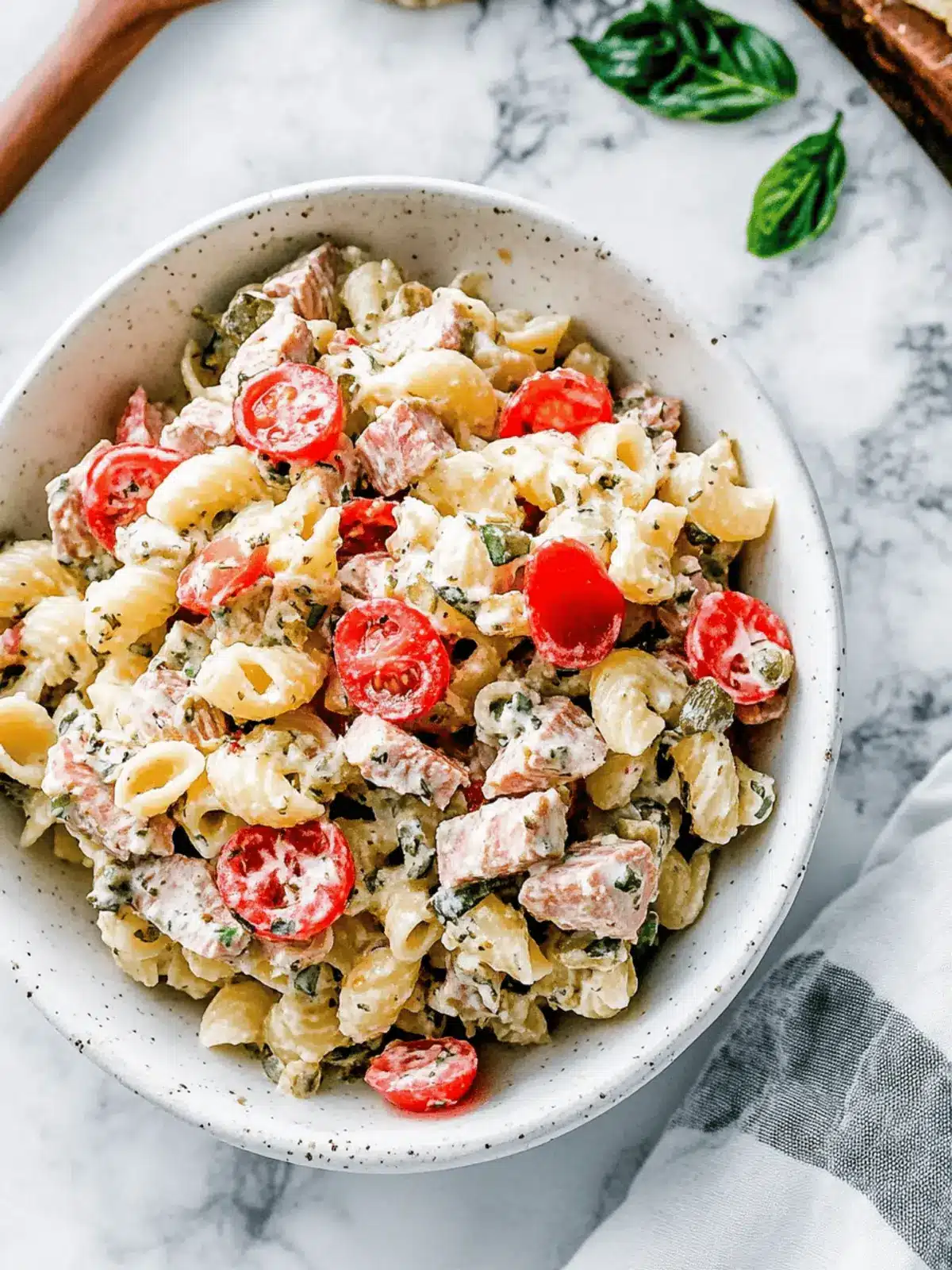 Tuna Pasta Salad: Creamy, No-Mayo Bliss for a Light Meal 2 Tuna Pasta Salad
