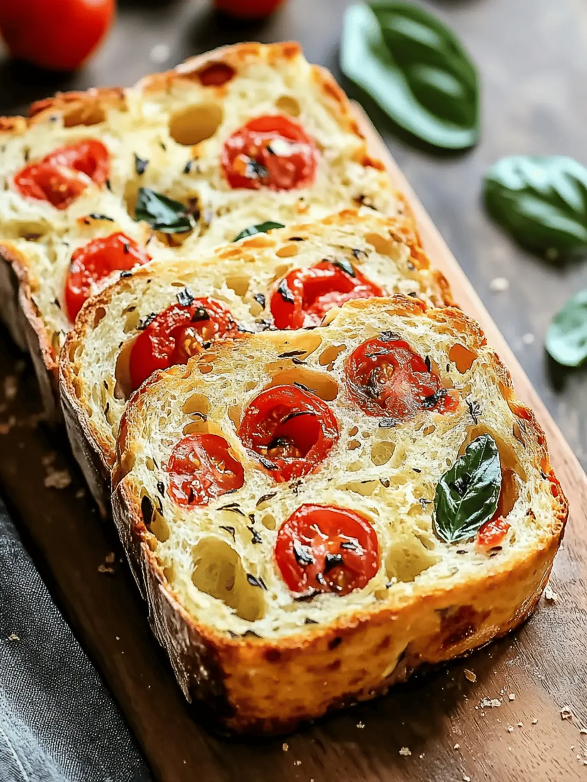 Savory Caprese Bread: Quick, Easy, and Deliciously Fresh 3 Caprese Bread