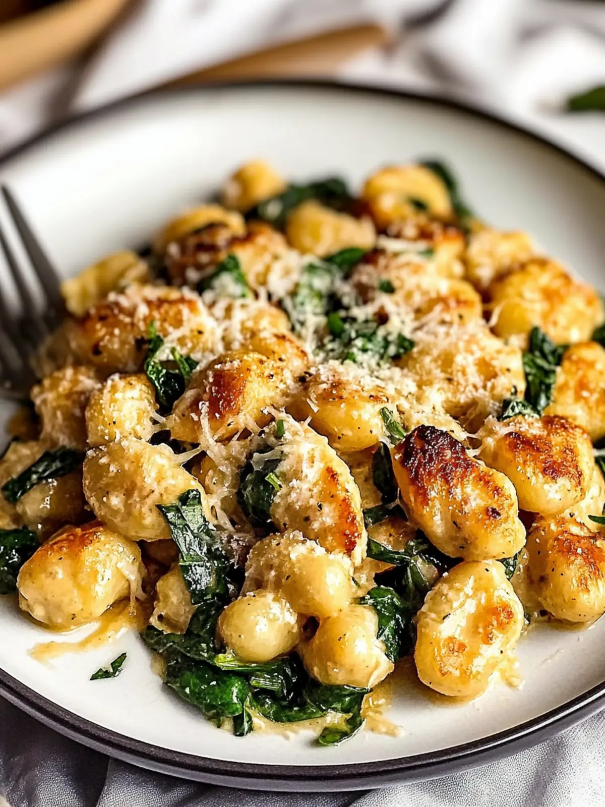 Garlic Chicken Gnocchi Skillet