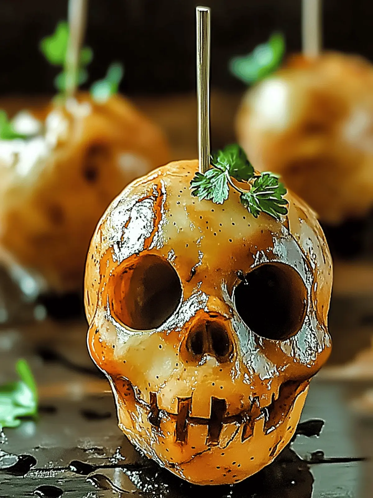 Spooky Skull Potatoes