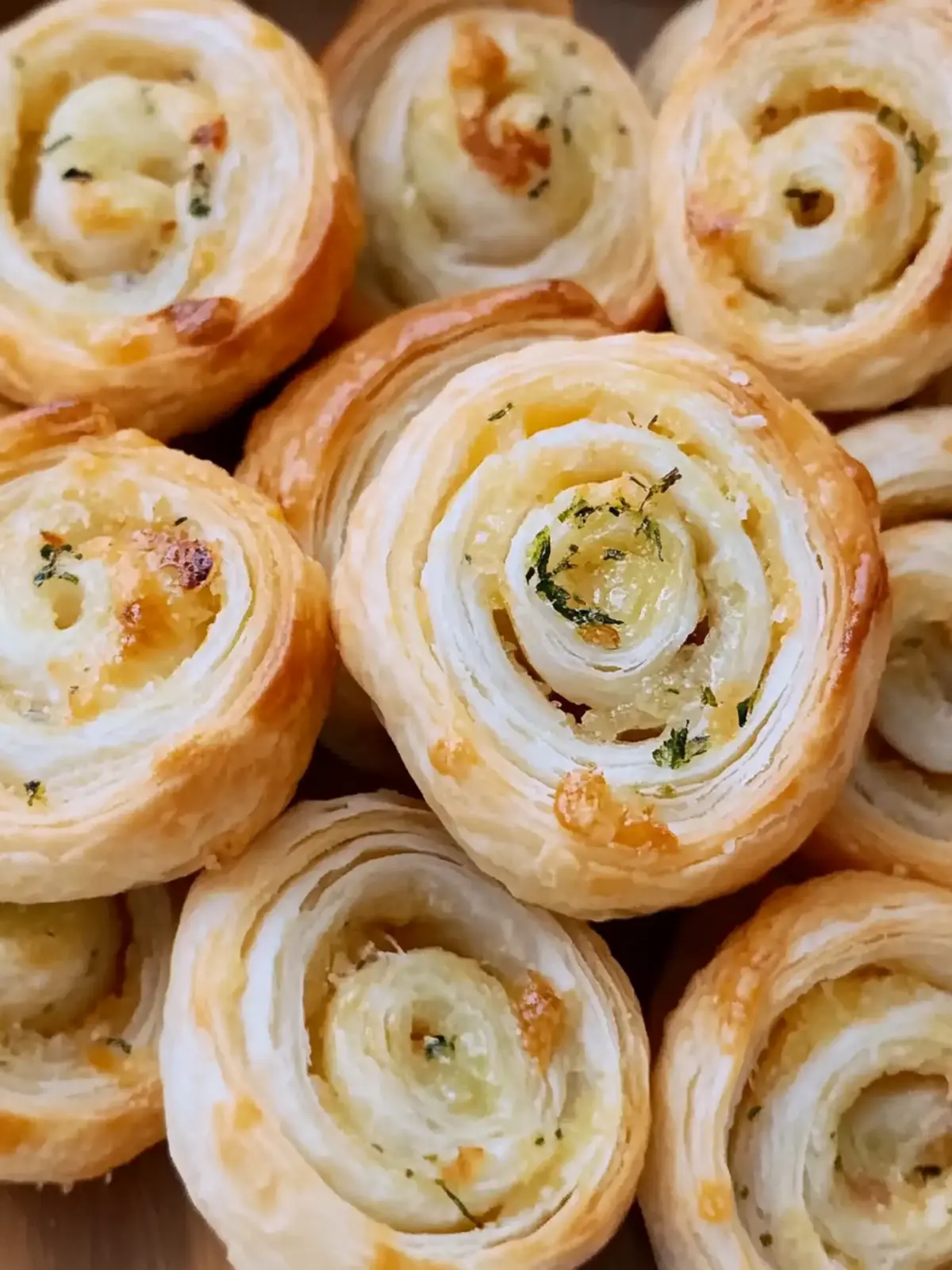 Tender Garlic Puff Pastry Pinwheels Your New Favorite Snack 3 Tender Garlic Puff Pastry Pinwheels