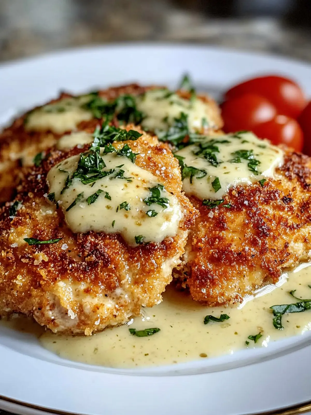 Parmesan Crusted Chicken with Creamy Garlic Bliss in 30 Minutes 2 Parmesan Crusted Chicken