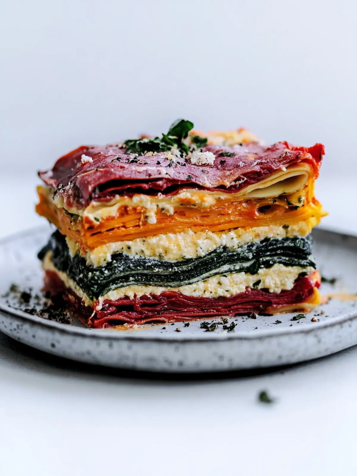 Vegetable Packed Rainbow Lasagne: A Colorful Comfort Dish 3 Vegetable Packed Rainbow Lasagne