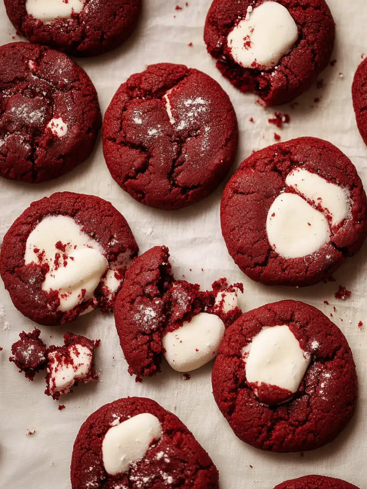 Decadent Red Velvet Marshmallow Cookies for Cozy Nights 4 Red Velvet Marshmallow Cookies