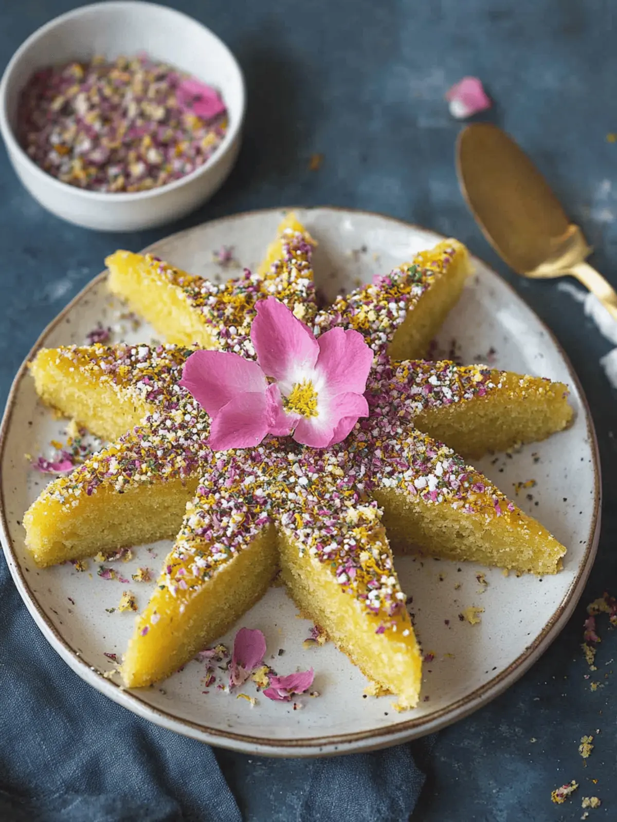 Persian Saffron Cake