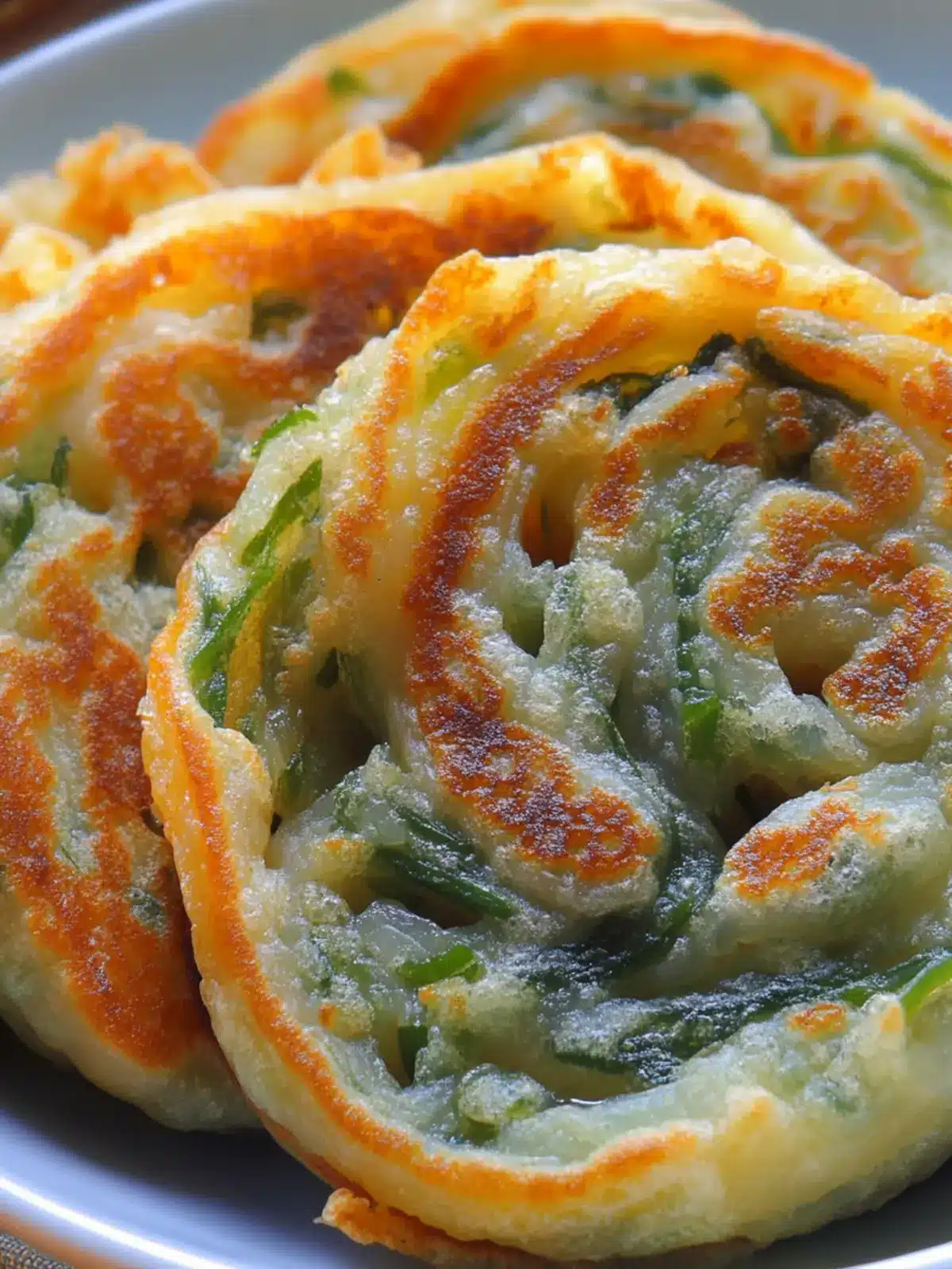 Rice Paper Scallion Pancakes